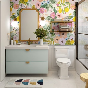 Цветная и яркая ванная комната: как преобразить санузел в Курагино - kuragino.mebel54.com | фото