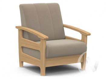 Кресло для отдыха Омега (бук лак/CATANIA LATTE) в Курагино - kuragino.mebel54.com | фото
