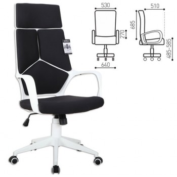 Кресло офисное BRABIX Prime EX-515 (черная ткань) в Курагино - kuragino.mebel54.com | фото