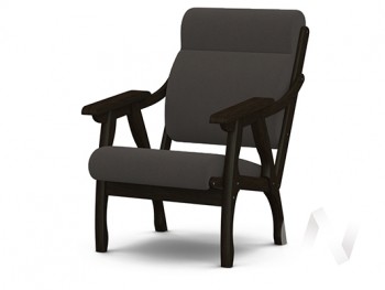 Кресло Вега-10 (венге лак/ULTRA GRAFIT) в Курагино - kuragino.mebel54.com | фото