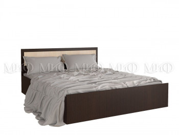 Кровать 1,6 Фиеста (Венге/Дуб беленый) в Курагино - kuragino.mebel54.com | фото