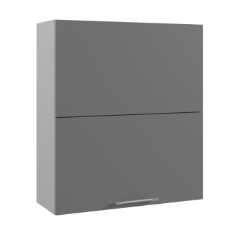 Ройс ПГПМ 800 Шкаф верхний Blum Aventos HF (Графит софт/корпус Серый) в Курагино - kuragino.mebel54.com | фото