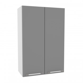 Ройс ВП 600 Шкаф верхний высокий (Графит софт/корпус Серый) в Курагино - kuragino.mebel54.com | фото